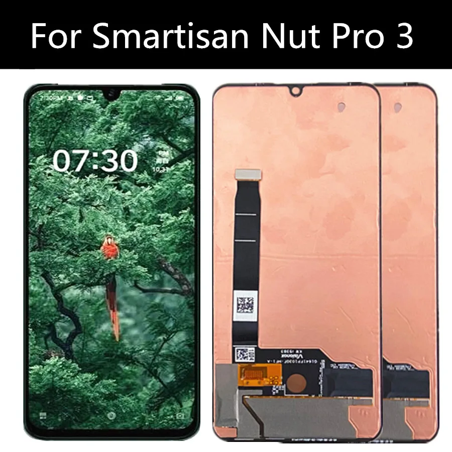 

6.39" AMOLED For Smartisan Nut Pro 3 LCD Display and Touch Screen Digitizer Assembly Replacement for Smartisan pro 3 lcd