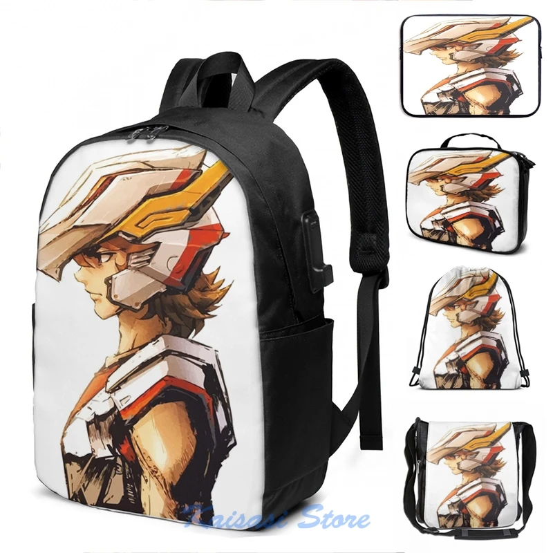 Забавный графический принт &quotРыцари зодиака&quot Святой Сейя USB заряд рюкзак