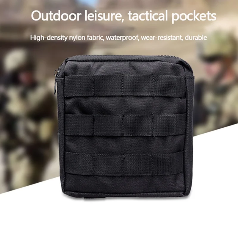 Нейлоновая Сумка Molle, тактическая поясная Сумка EDC, сумка для выживания, водонепроницаемая, задняя талия, для улицы, универсальный чехол, чехол для телефона Molle