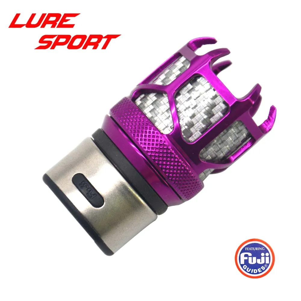 Гайка LURESPORT FUJI KDPS16 6 когтей алюминиевая крышка серебристая углеродная трубка