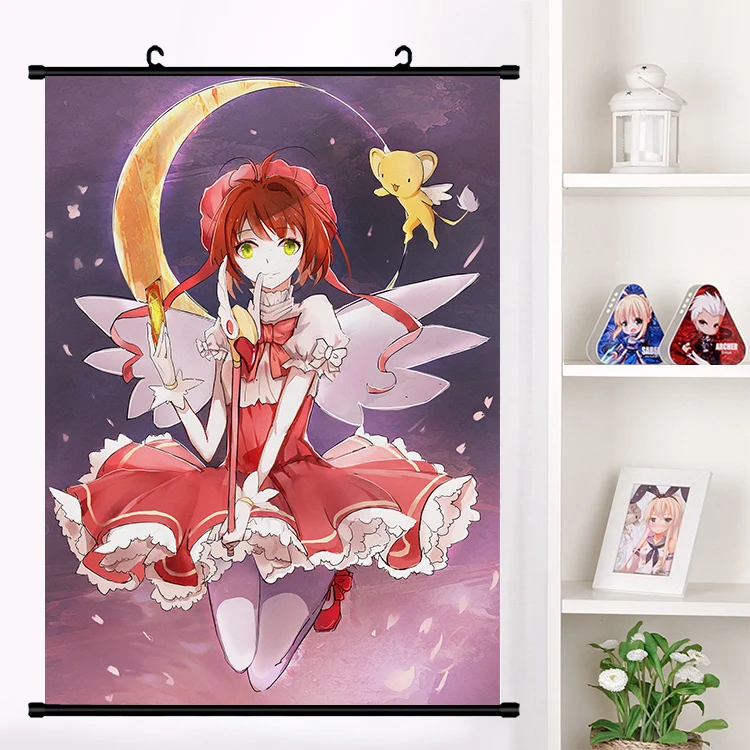 Аниме Cardcaptor Sakura Sakur CERBERUS наклейки на стену панно настенные подвесные плакаты