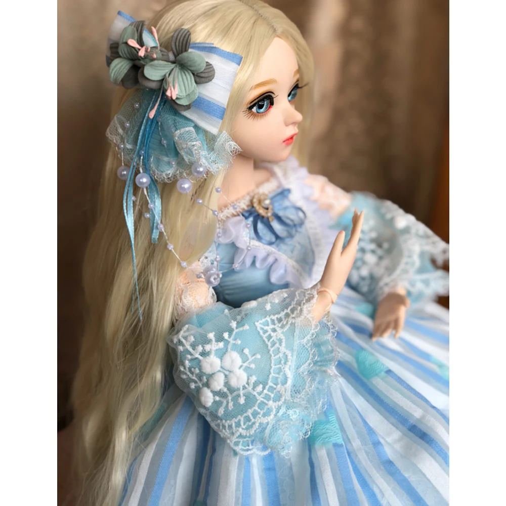 Куклы для девочек SD 60 см куклы BJD с платьем парики обувь игрушки красоты макияж 100%