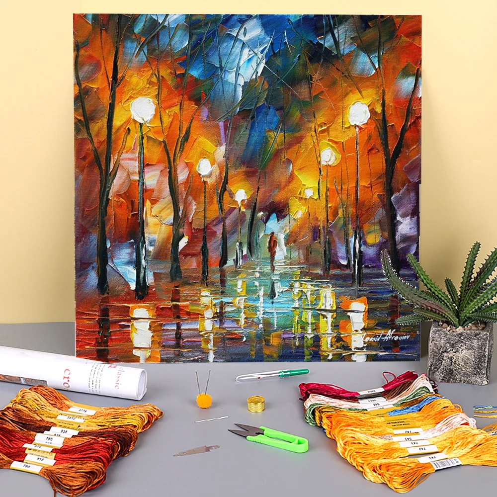 

Emotional Explosion Printed 11CT Cross Stitch Kit Embroidery DMC Threads Handiwork Painting Hobby Knitting Home Decor Sales