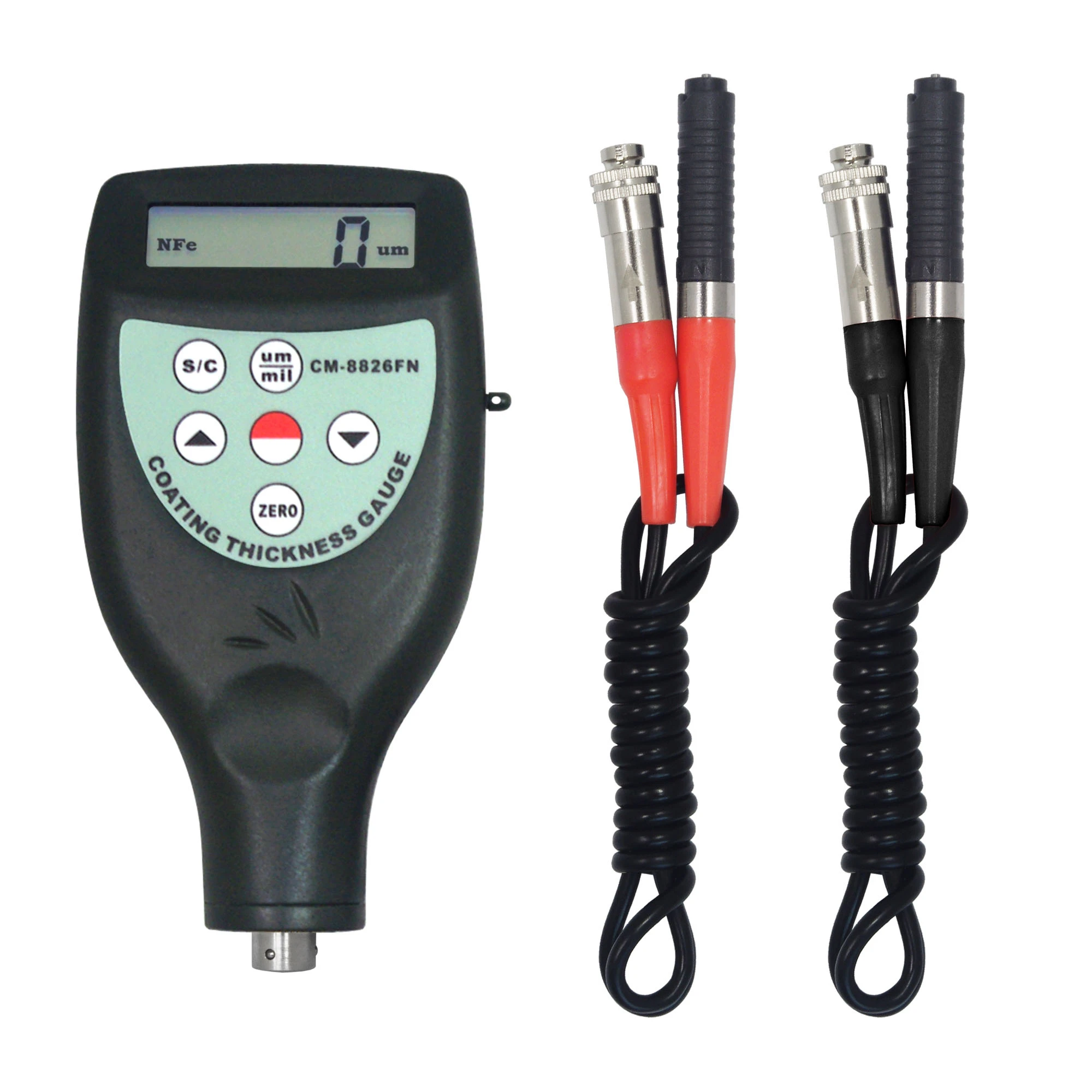 

LANDTEK Digital Paint Coating Thickness Gauge CM8826FN External Probe Magnetic Induction/Eddy Current(F/NF)1250um