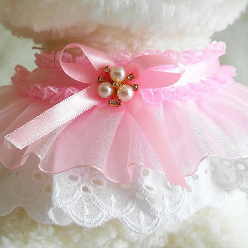 Галстук-бабочка с искусственным жемчугом для домашних животных | Дом и сад