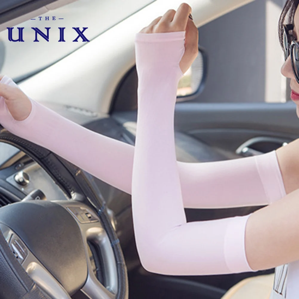 Длинные перчатки с защитой от солнца и УФ-лучей защита рук ледяной шелк рукава