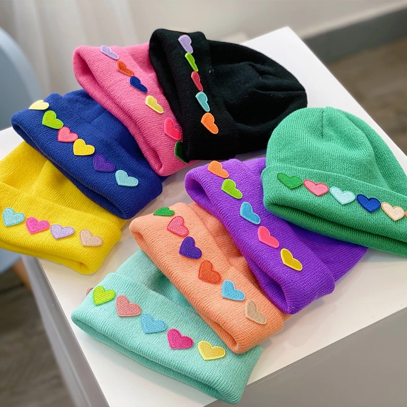 Детские зимние вязаные шапки для маленьких мальчиков и девочек дизайнерские в