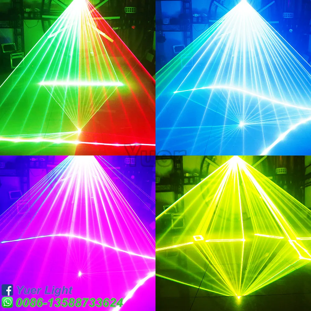 Купить 3 Вт ILDA 3D RGB лазерный светильник для свадьбы DJ диско Профессиональный луч DMX светильник щение клувечерние узор анимационный луч лазерный све...