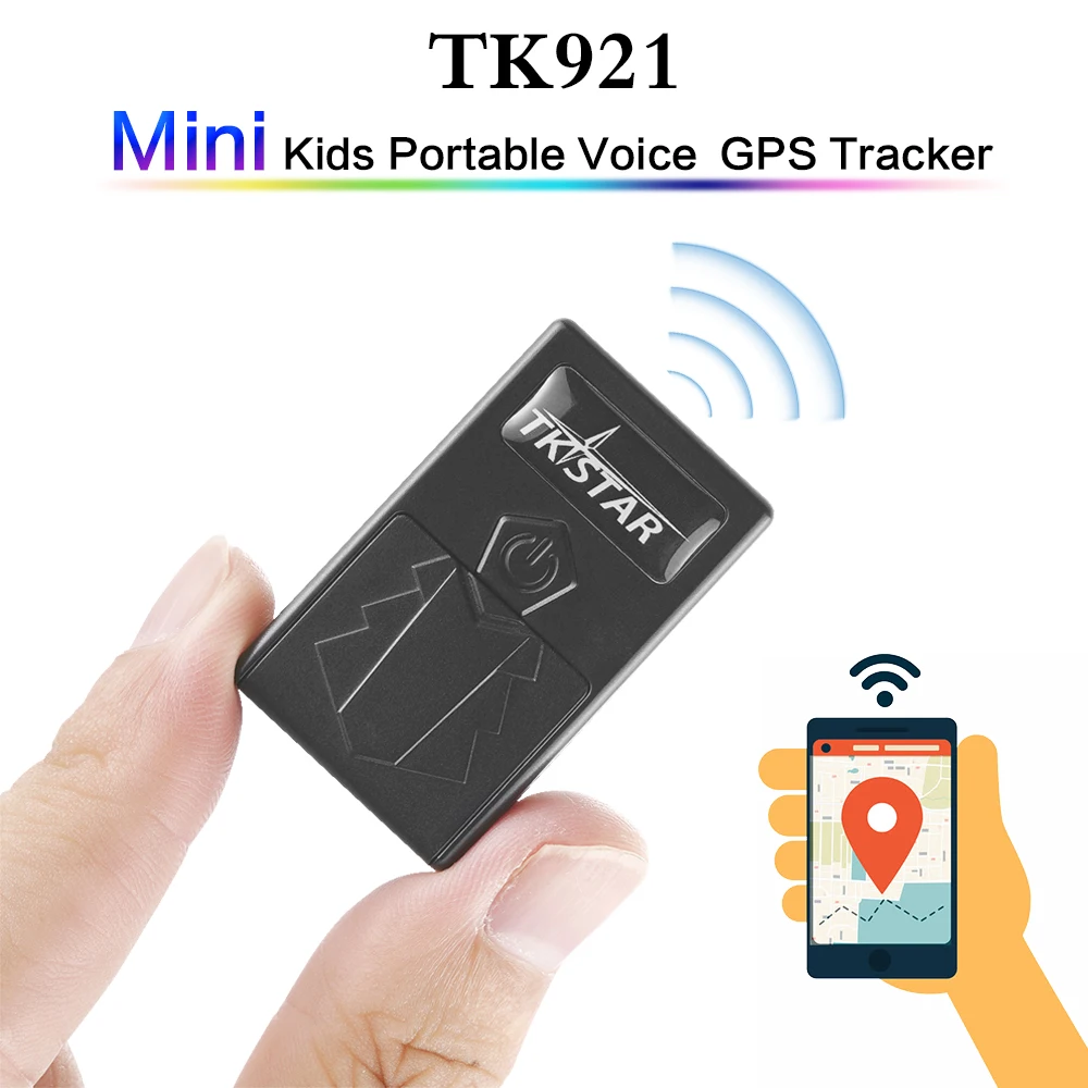 Портативный мини GPS трекер локатор TK921 для детей сигнал SOS устройство мониторинга