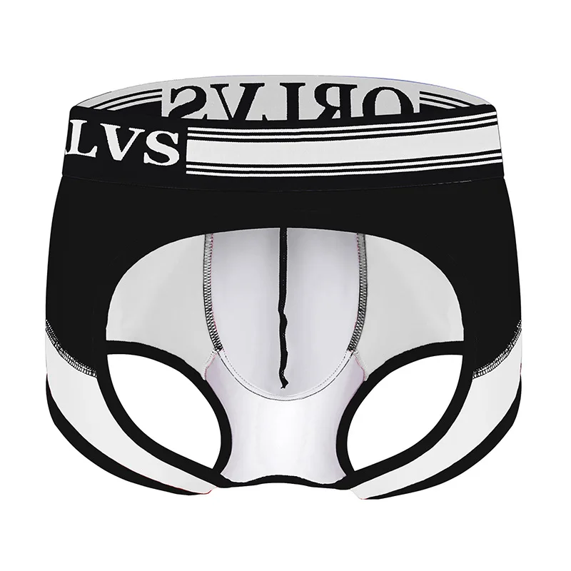 

Sexy men's shorts boxer briefs with mid-waist cotton shorts plus size youpin