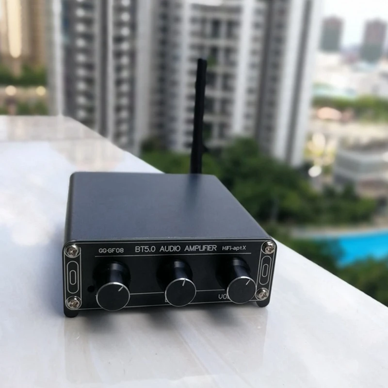 GF08 усилитель мощности TPA3116 цифровой стерео Hi-Fi 100 Вт высокой Bluetooth 5 0 (ЕС вилка) |