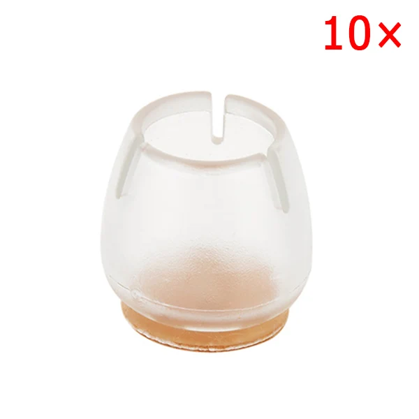style 14 10pcs Silicone Rectangle Square Round Chair Leg Caps Feet Pads Furniture Table Covers Wood Floor Protectors can CSV - Цвет: style 14