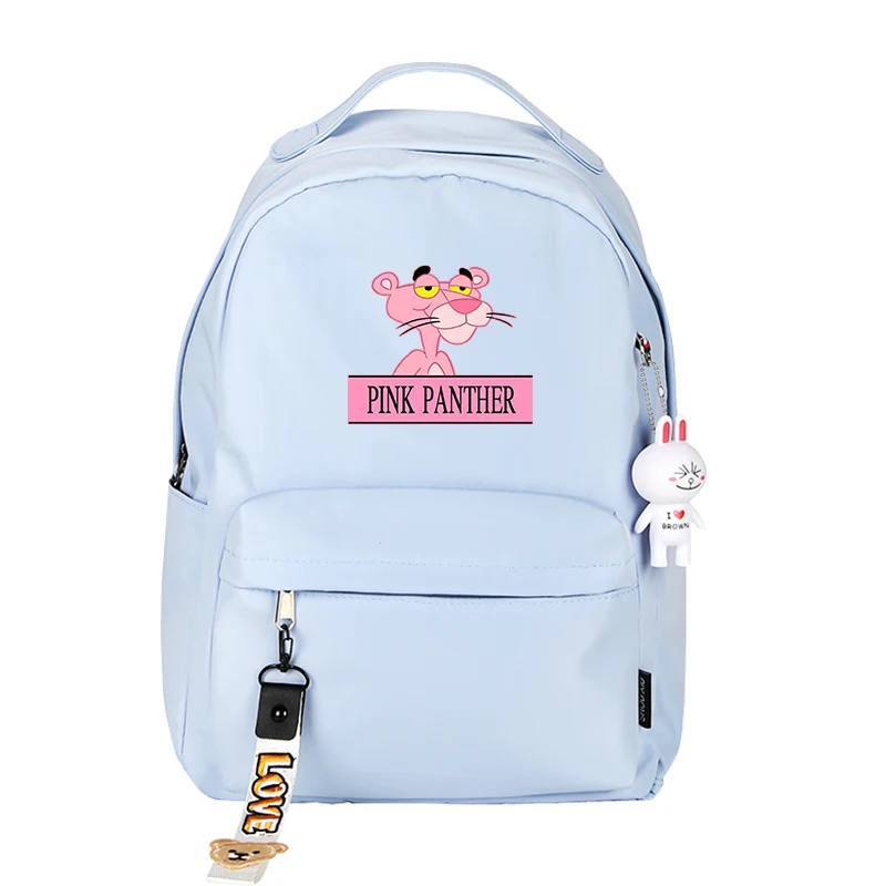 Аниме Розовая пантера рюкзак милый розовый ITA сумка корейский стиль Back Pack Розовая пантера школьные сумки для девочек-подростков Kawaii рюкзак