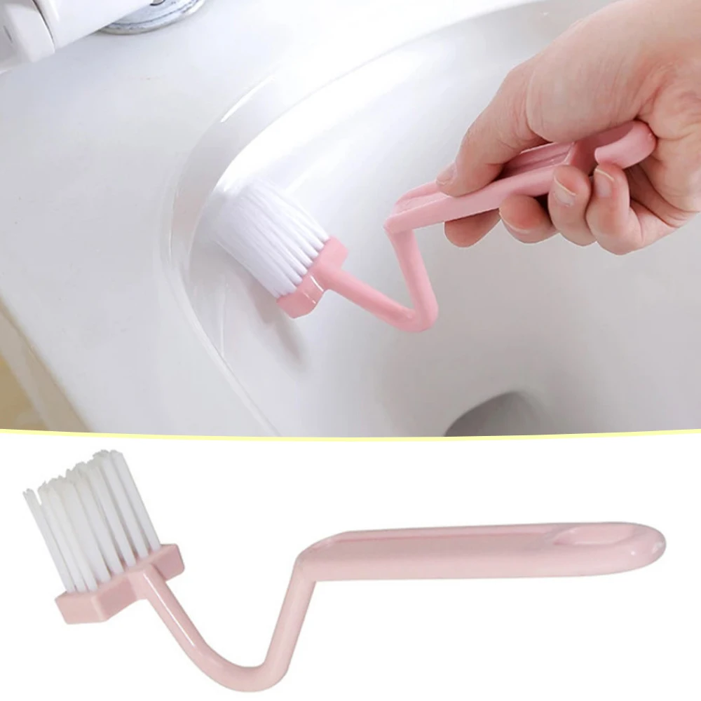 

Toilet Brush For Bathroom Small Corners PP Home Cleaning Brush With Long Handle S-Shaped Household Deep Cleaning Tools Supplies