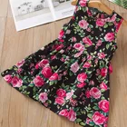 Платья для девочек 2019, модное платье для девочек, платье для маленьких девочек с цветочным дизайном, Детские платья для девочек, повседневная одежда, детская одежда