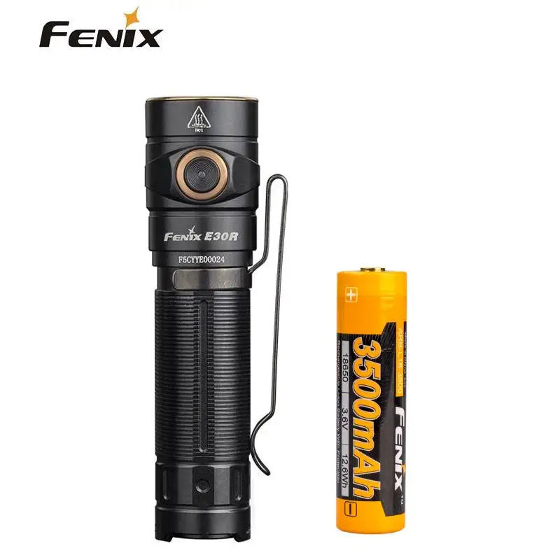 Новое поступление 2019 портативный уличный водонепроницаемый фонарик FENIX E30R с магнитной зарядкой 1600