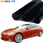 Солнцезащитная пленка для окна автомобиля SUNICE, авто оттенок, 15% vlt, анти-УФ, стеклянная наклейка, зонт, Coche Parabrisas Delantero, аксессуары для лобового стекла