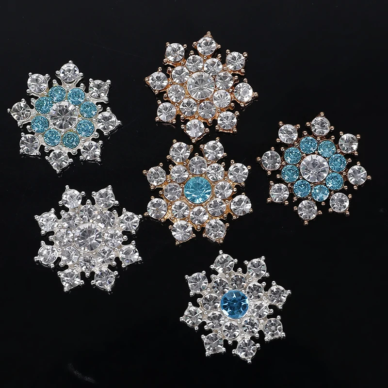 LKERAN 2019 ледяной фестиваль 10 шт. двухцветные Рождественские снежинки Стразы