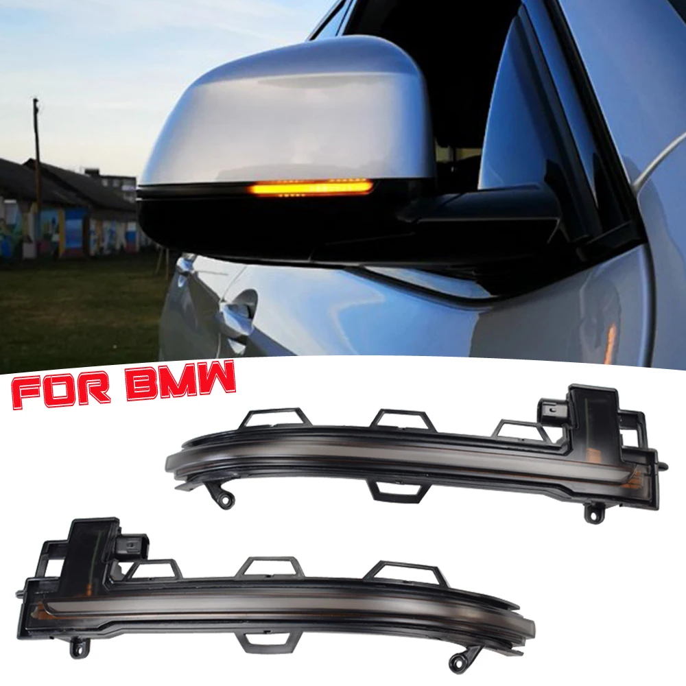 

For BMW X3 G01 X4 G02 X5 G05 X6 G06 X7 G07 Flowing Side Wing LED Dynamic Turn Signal Light Blinker Startup Breath Light