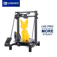 longer lk5 pro upgraded 3d printer 90 pre assembled large 3d printers with 4 3inch color touchscreen