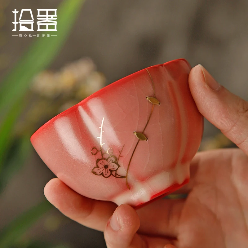 Кукольная чашка для мастеров ногтей, чайная чашка Ruyao, чайная чашка кунг-фу, стандартная, раздельная, может поднять женскую личную чашку