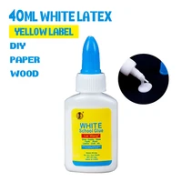 40ml white glue latex latex yellow label diy student white handmade white environmental protection nontoxic 50ml 10473 35g
