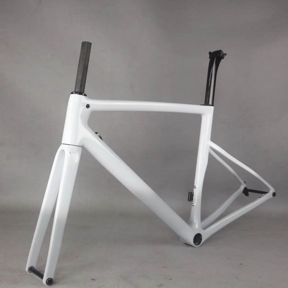 

Full Carbon Fiber T800 PF30 Bottom Bracket 142X12mm Axle Custom Paint Disc Road Frame TT-X19