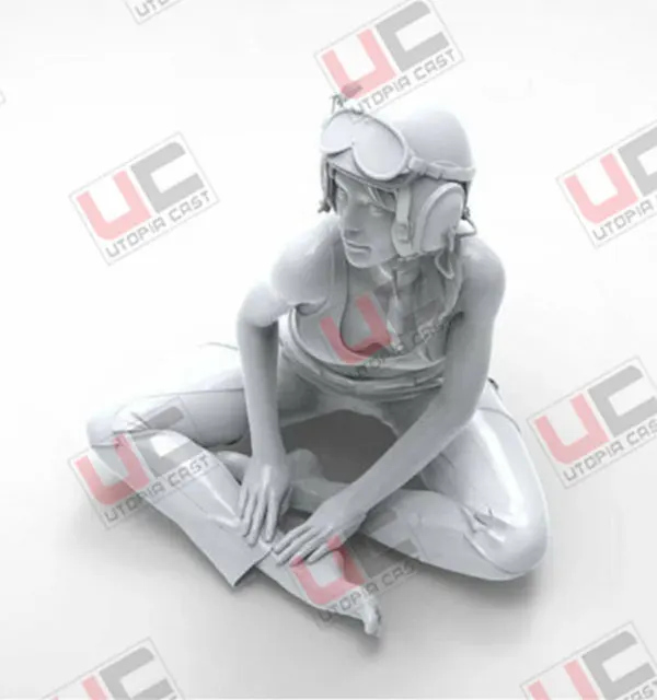 1/35 масштаб реалистичный персонаж Женский Танк солдат миниатюрное статическое моделирование Неокрашенный DIY сборка фигурная Смола модельные наборы