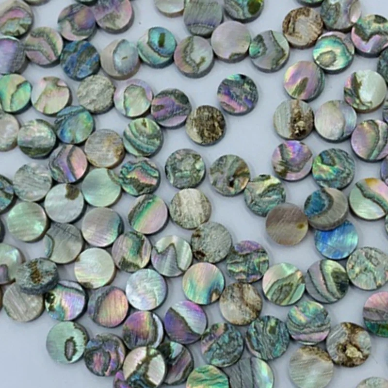 

500 Pcs New Zealand Abalone Musical Instrument Dots Inlay 6mm Fret Side Marker for Guitar Ukulele Bass