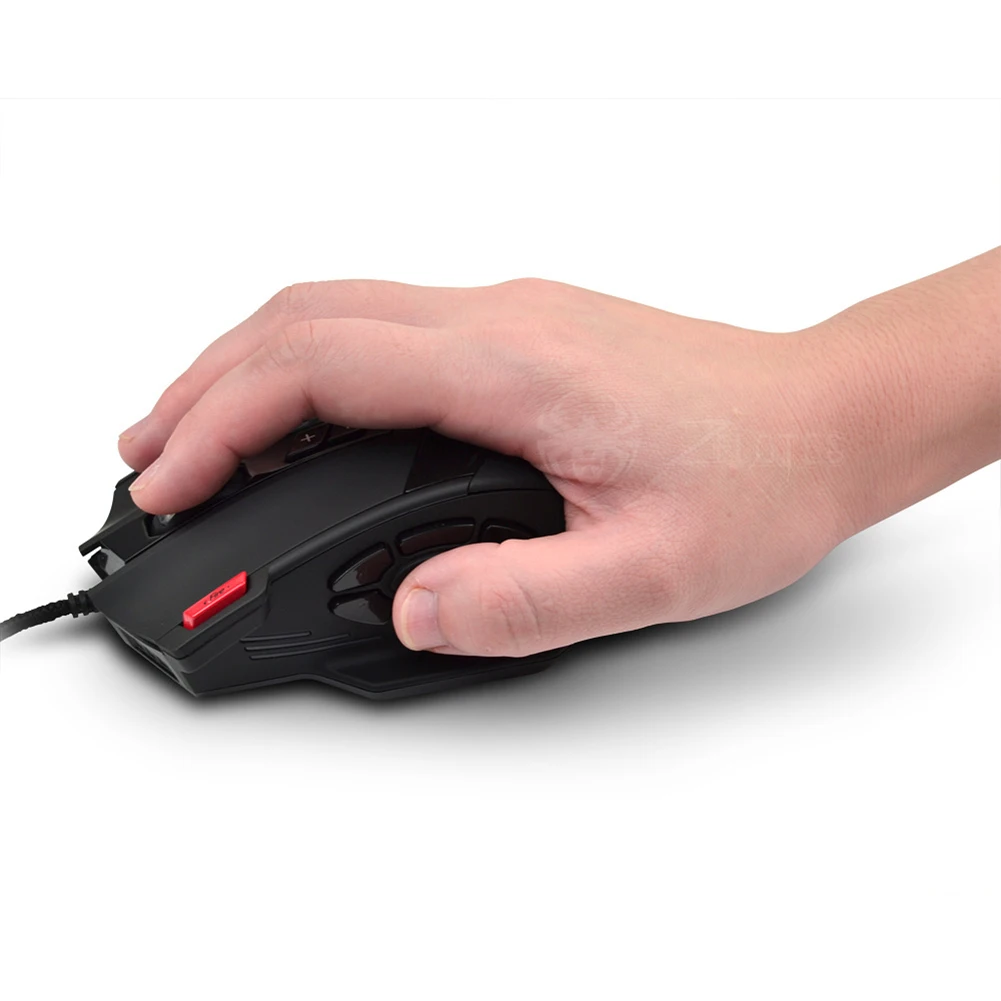 Оптическая игровая мышь ZELOTES C-12 12 USB 4 передачи 4000DPI | Компьютеры и офис