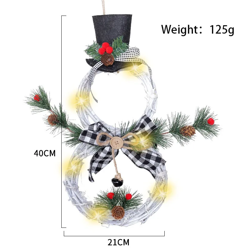 Светодиодная гирлянда Рождественская Подвесная лампа в форме сосны украшения