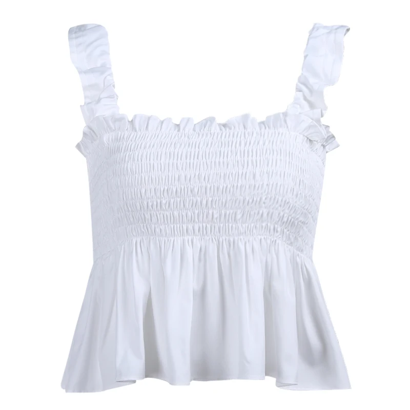 

InstaHot Lace Up Folds Leopard Women Sexy Striped Camis Elegant Corset Streetwear Casual Crop Top Summer 2021 Vintage Female Top