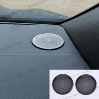 lsrtw2017 audio car dashboard sound speaker panel cover for ford kuga escape 2019 2020 2021 accessories auto sticker