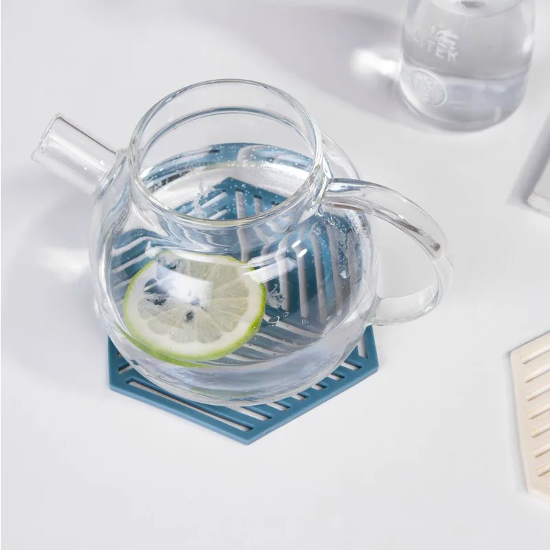 1 шт. силиконовый Настольный коврик Многофункциональный шестигранный набор