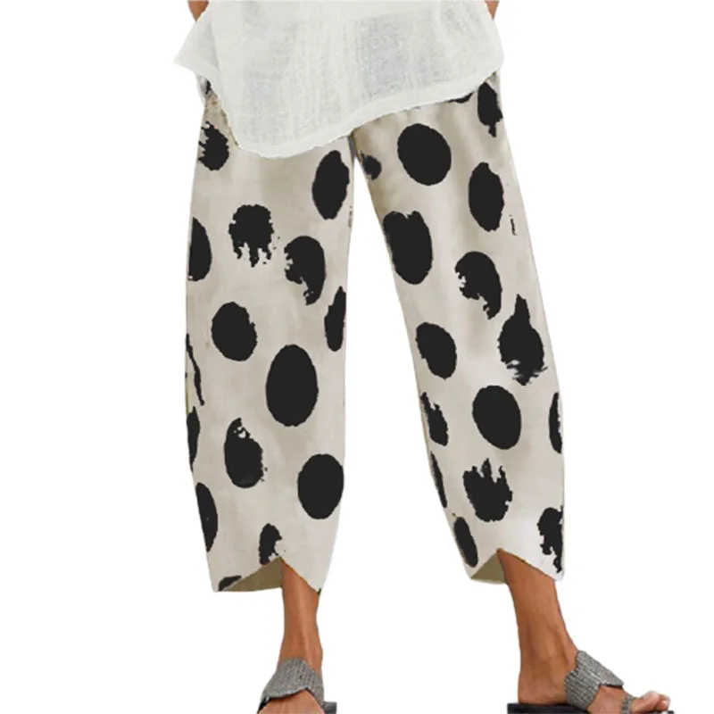 

Plus Size Harlan Pencil Female Loose Print Pants Long Trousers Drawing Casual Women Pant High Waist Streetwear 2021 New 4XL 5XL