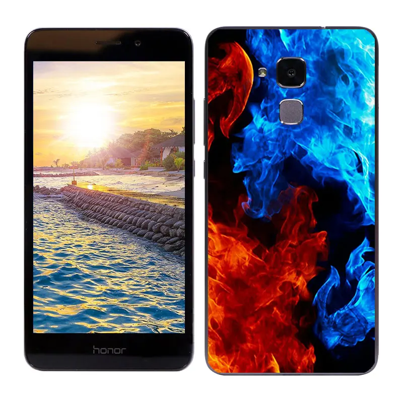 Чехлы для Huawei Honor 5C /Honor 7 Lite мягкий силиконовый чехол-накладка блестящий чехол с