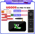 ТВ-приставка UGOOS X3 PRO X4, Android 11,0, Amlogic S905X3, 4 + 64 ГБ, 2,4 ГГц, Bluetooth