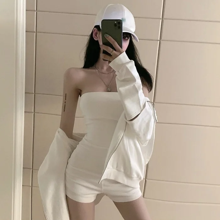 Весенний известный пикантный короткий вязаный кардиган с капюшоном жакет