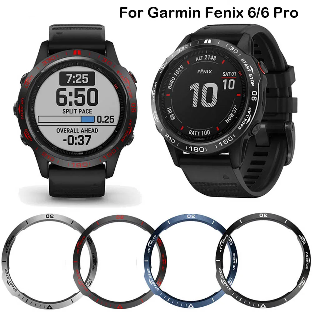 Защитное кольцо от царапин для Garmin Fenix6/6 Pro/6 sapphire из  нержавеющей стали | Электроника | АлиЭкспресс