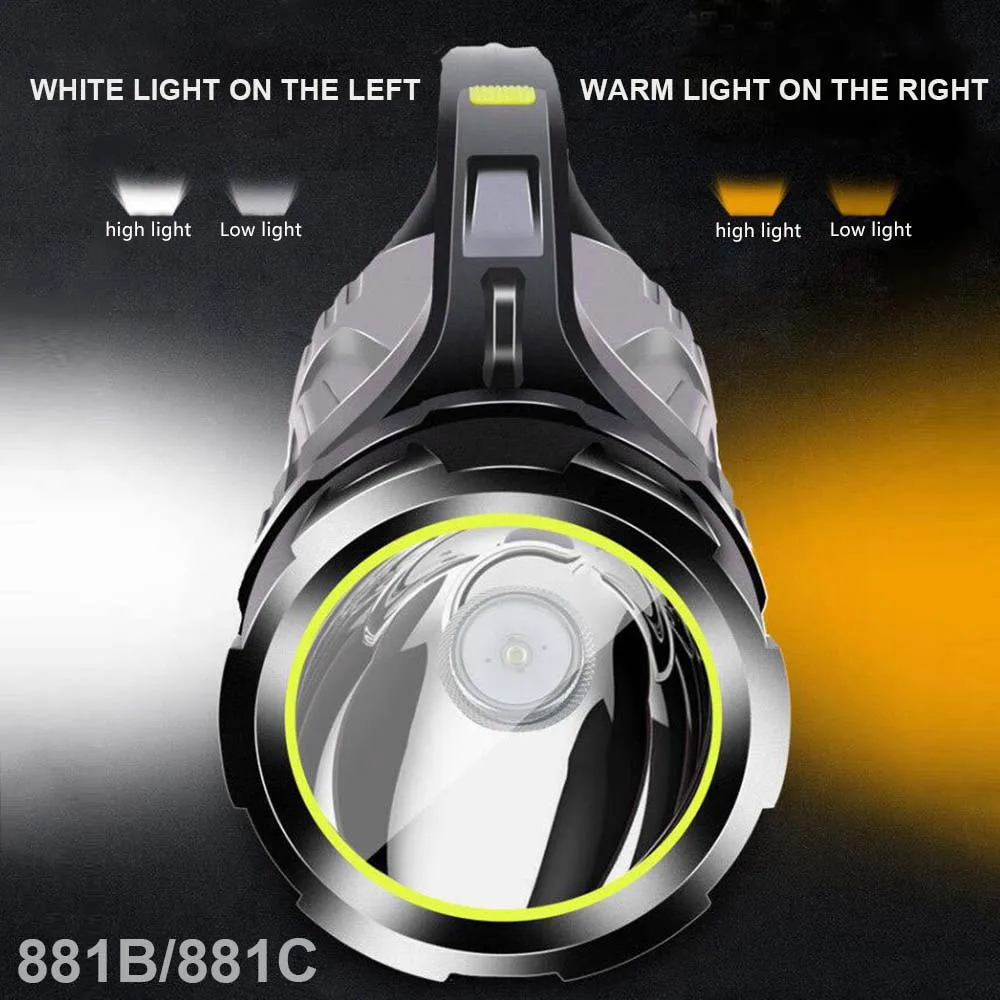 Светодиодный фонарик ZK20 высокой мощности портативный прожектор со встроенным