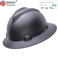 full brim hard hat fashion work safety helmet lightweight high strength work cap construction railway metallurgy summer sunshade