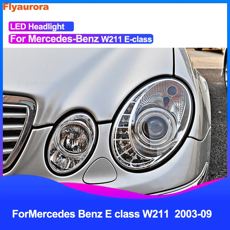Автомобильный Стайлинг головная лампа для W211 E240 E280 W212 E class E180 E200L E260L E300 E320 E350
