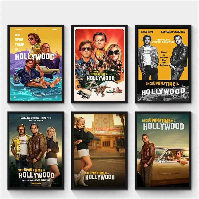 Новый постер фильма Once Upon a Time in Hollywood ретро художественные принты винтажные