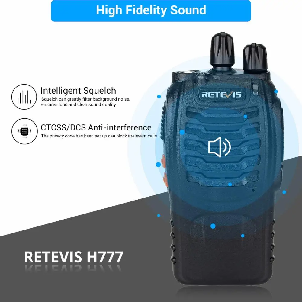 Рация Retevis H777 5 шт. 3 Вт диапазон 1 км|retevis h777|walkie talkie retevisuhf 400-470mhz |