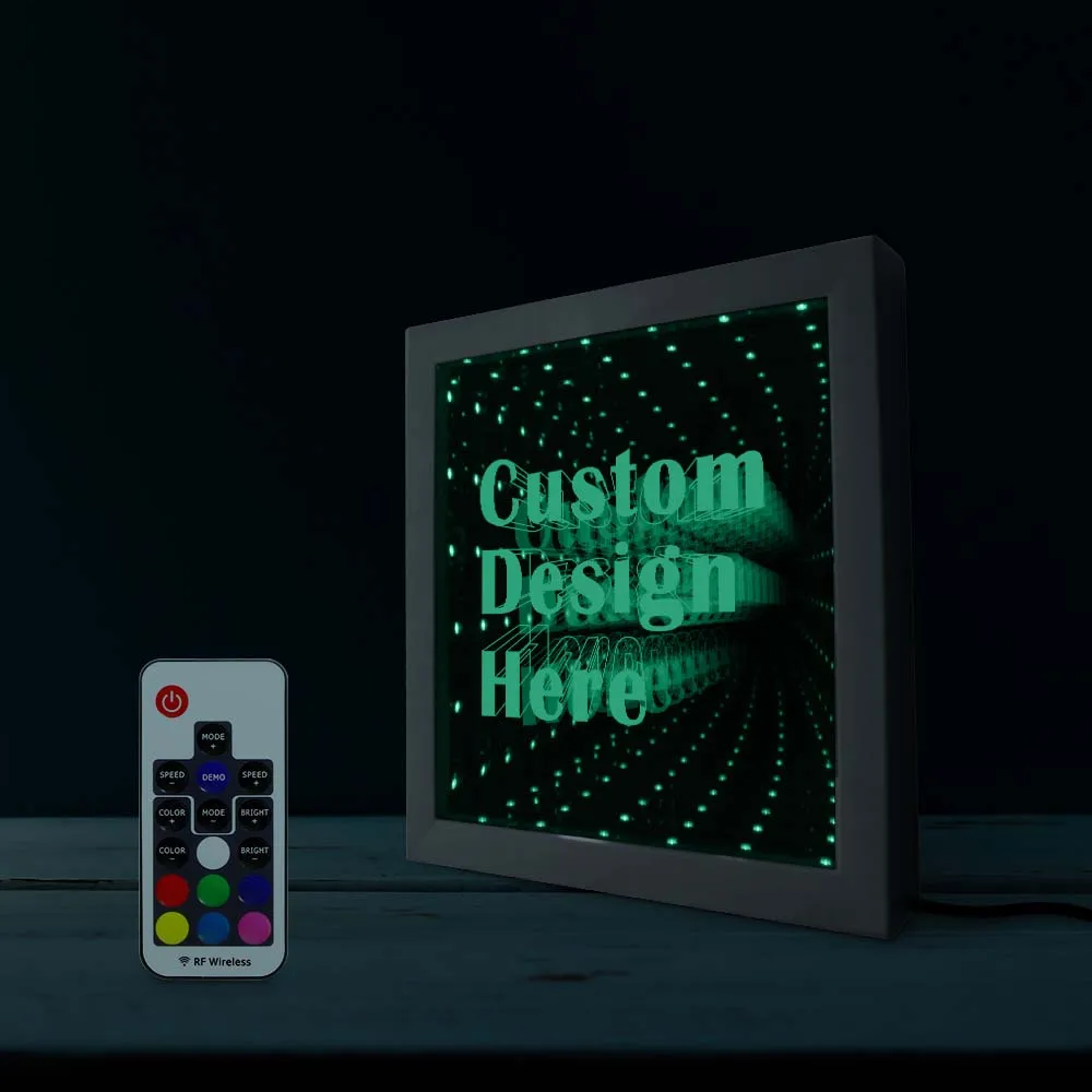 Модное зеркало бесконечности на заказ Подарочная идея индивидуальный ваш дизайн