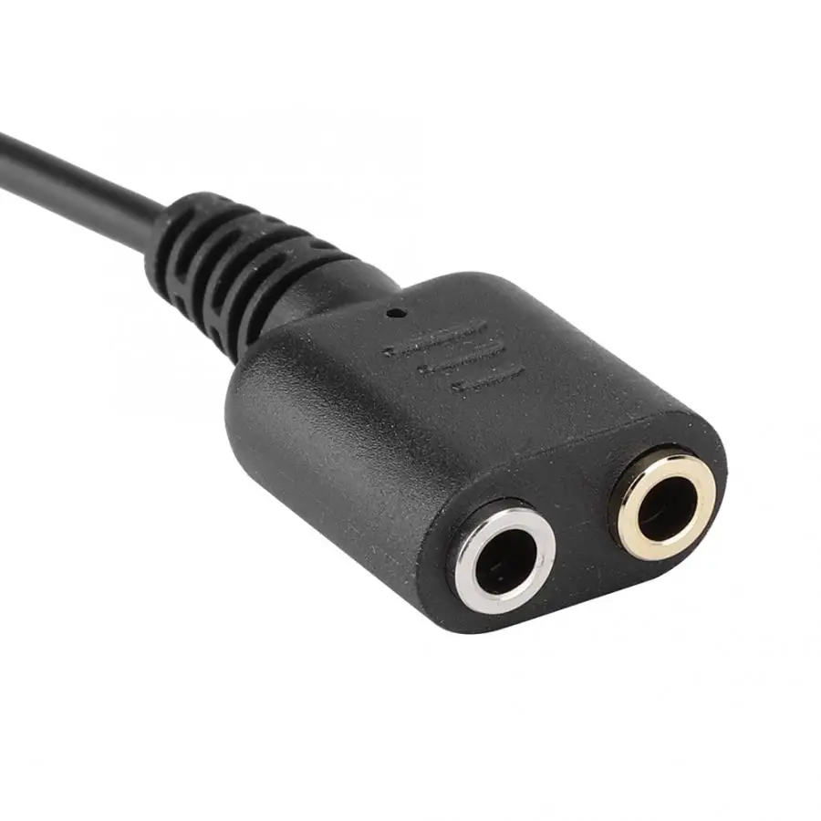 Конвертер провода Профессиональный двойной 3 5 мм разъем к RJ9/RJ10 телефон гарнитура