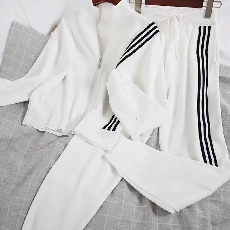 

2 Piece Set Suit Women Casual Tracksuit Pullover Trousers Sports Top+Pants Suit Clothes Full Breathable Fall Cheap Clothes