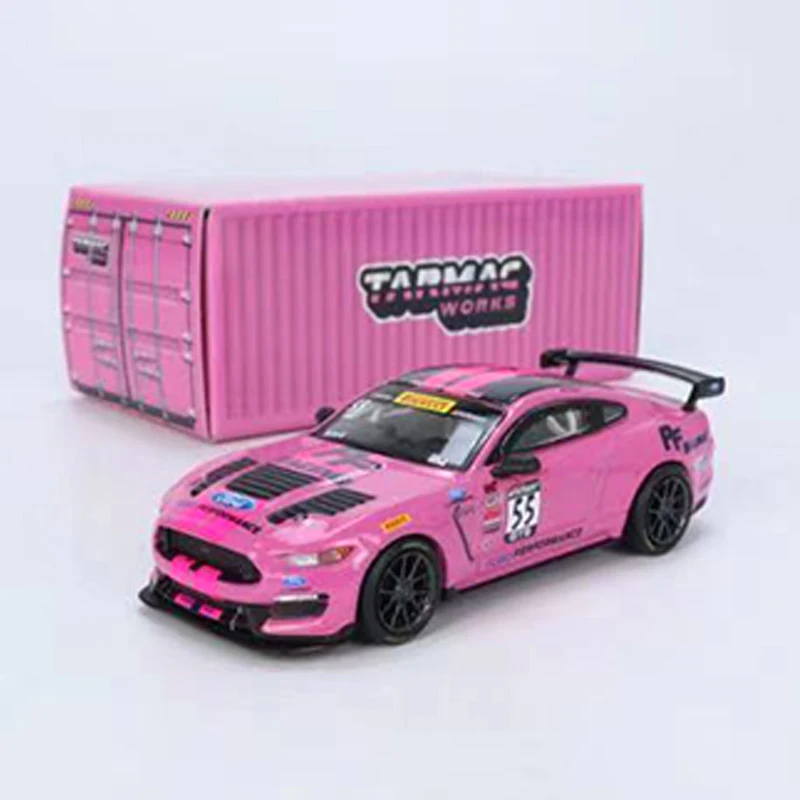 

Модель автомобиля 1:64, игрушки-брошки, игрушки для Ford Mustang GT4, Пирелли, мир 2018, литые автомобили из сплава, демонстрационная коллекция