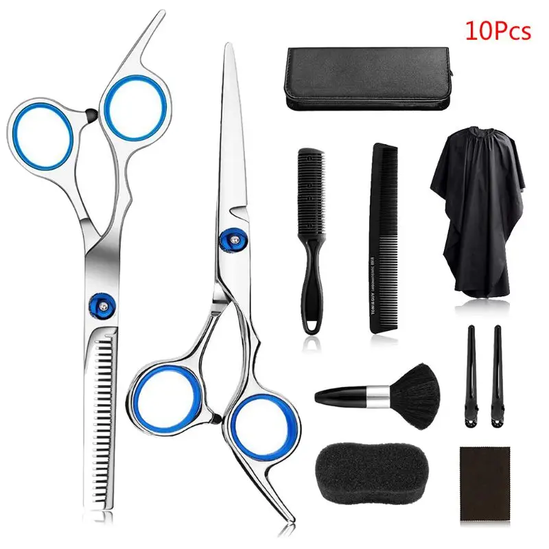 

10pcs Hair Scissor 6 Inch Barber Hairdressing Cutting Professional Shear Scissor