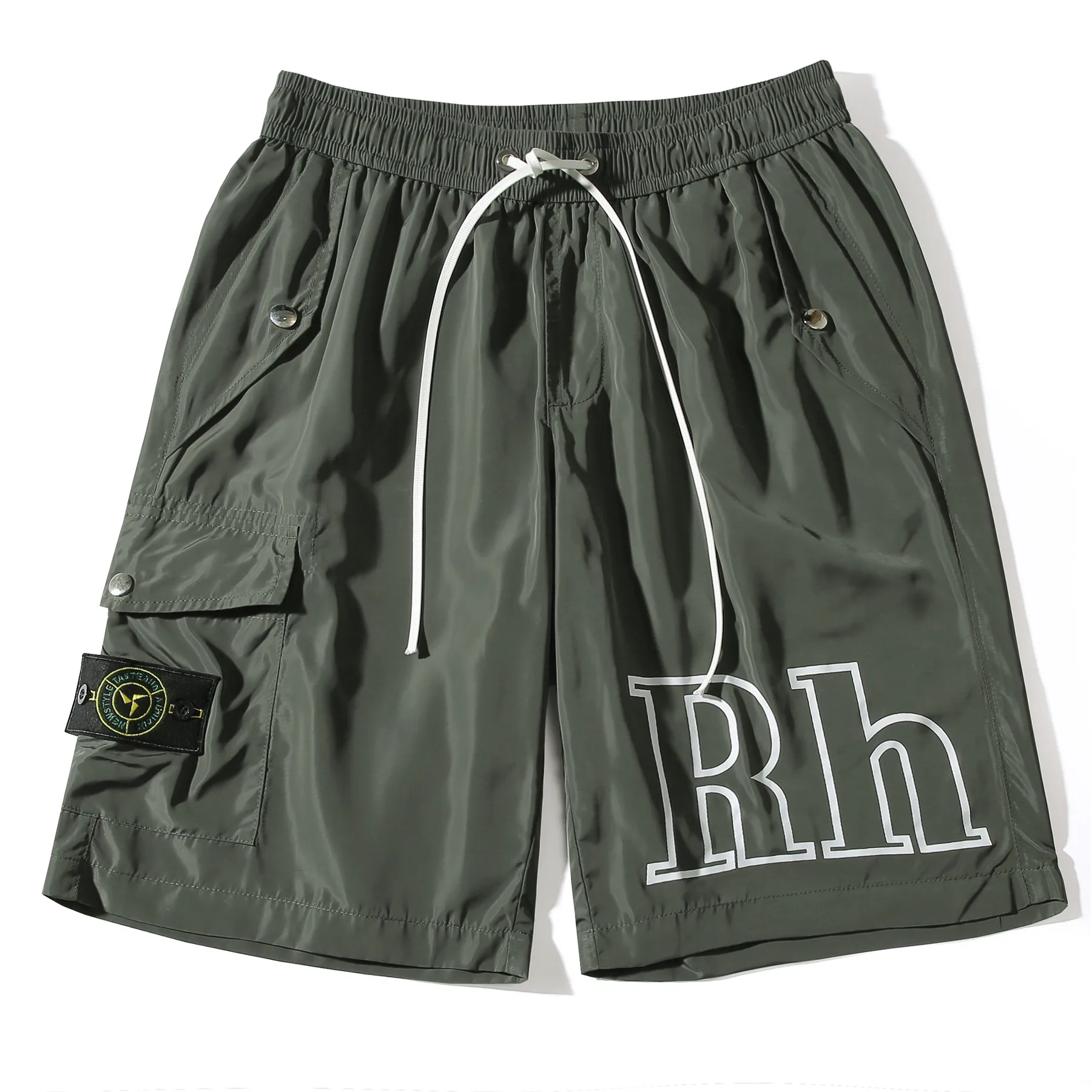 

New Casual Shorts Men's Summer Fashion Men Hot Cargo Simple Letter Solid Board Military Army Male Summer Cargo Shorts Men